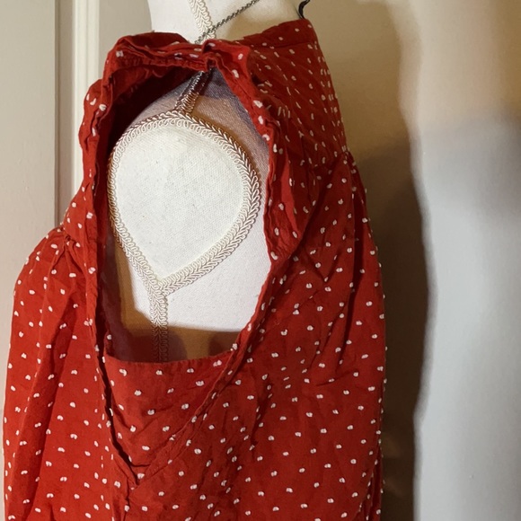 Banana Republic Factory size Medium red blouse - Picture 3 of 5